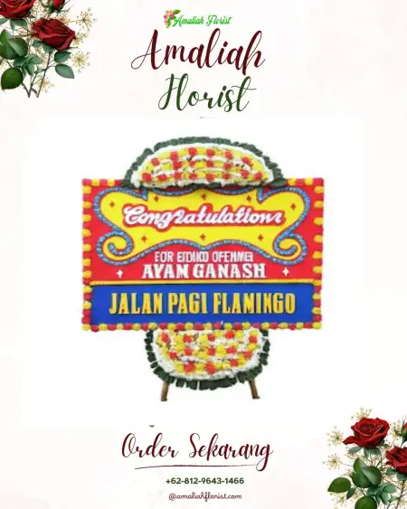 Sewa Papan Bunga Okbemtau