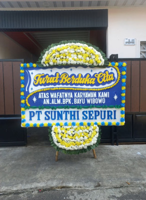 Papan Bunga Duka di Okbemtau